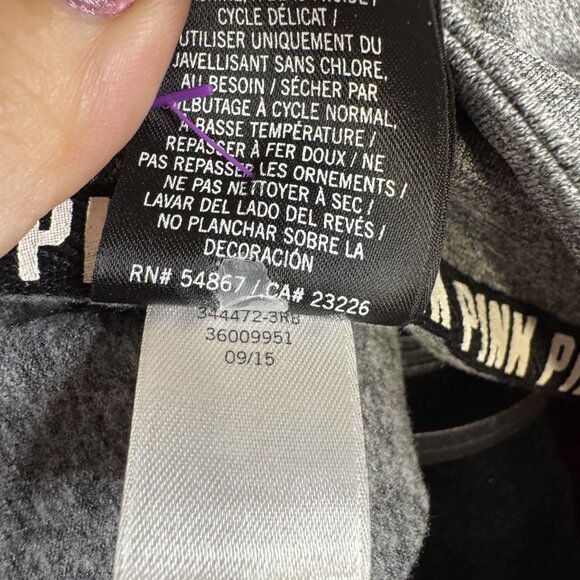 Victorias Secret PINK Ultimate Womens Zip-Up Jacket Size L Polyester/Elastane Co - Picture 5 of 9